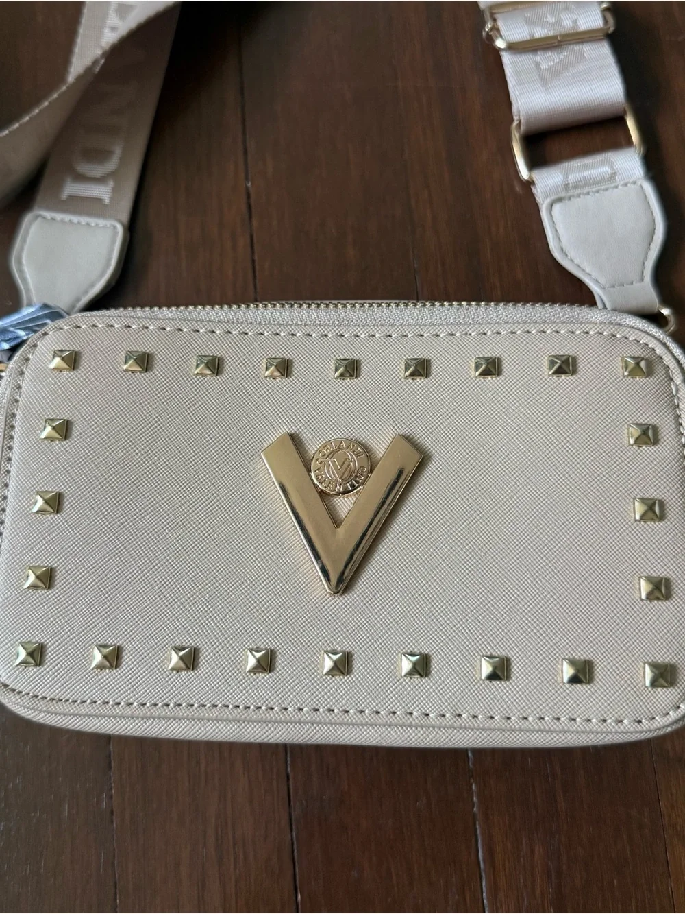 Valentino Orlandi Gold Studded Women's Bag
